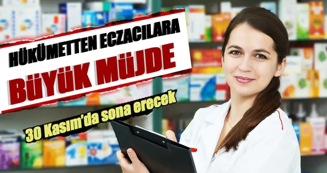Hükümetten eczacıya çifte af