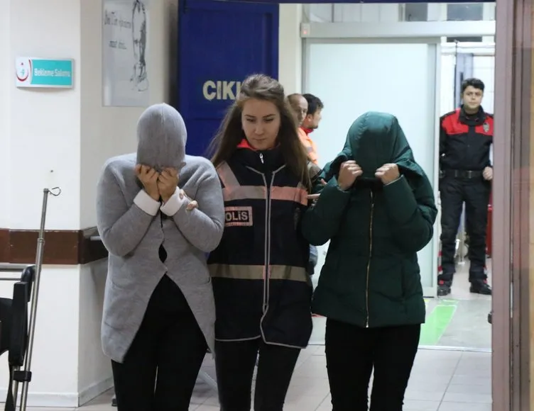 Zonguldak’ta fuhuş operasyonu zanlıları adliyeye sevk edildi