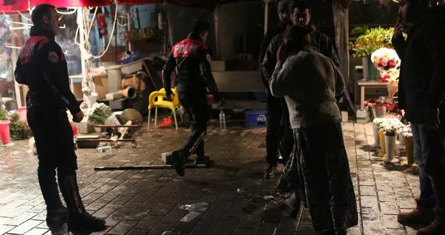 Taksim’de çiçekçi kavgası: 2 yaralı!