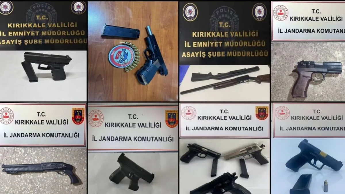 81 ilde 'Mercek-24' operasyonları: 1975 ruhsatsız silah ele geçirildi