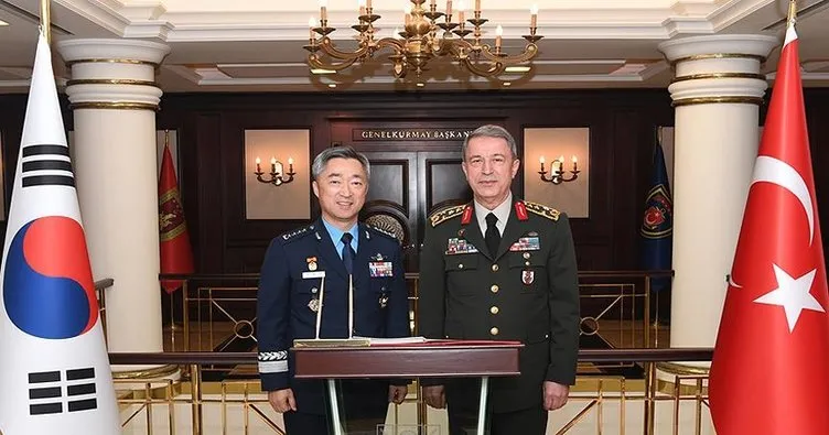 Kore Genelkurmay Hava Kuvvetleri Komutanı’ndan Akar’a ziyaret