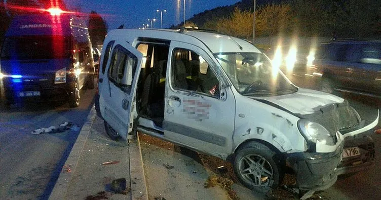 Ankara’da panelvan otomobile çarptı: 6 yaralı