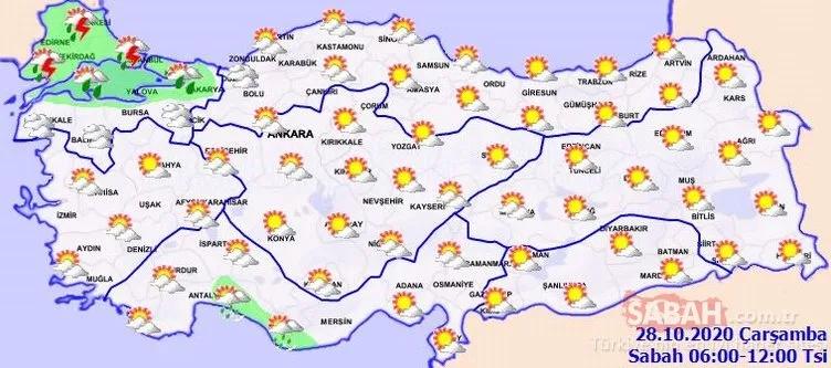 Meteoroloji’den SON DAKİKA hava durumu raporu! Marmara’ya o günden itibaren çok kuvvetli gelecek…