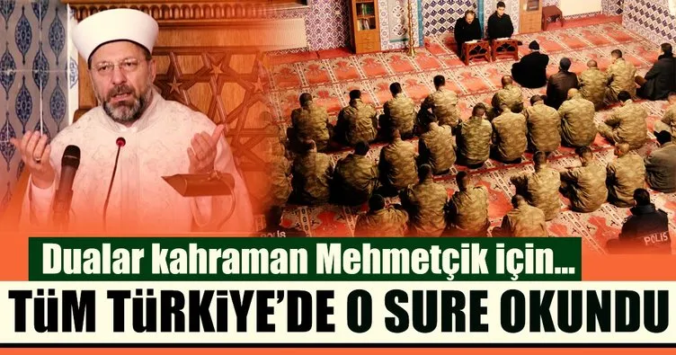 90 bin camide Mehmetçik’e ’zafer duası’