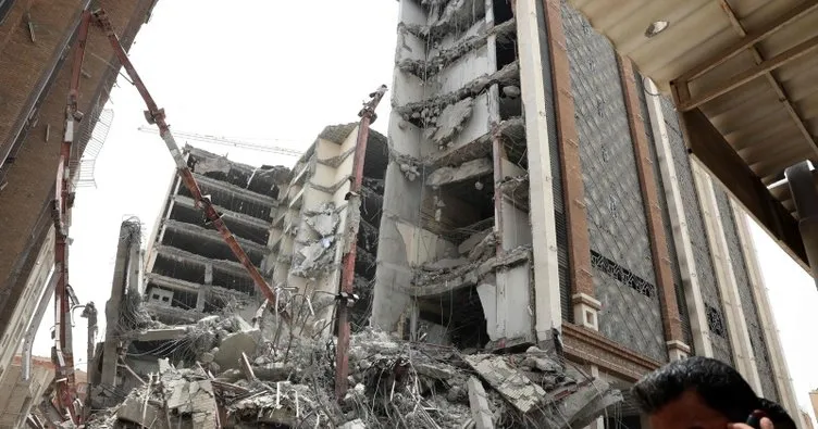 İran’da 10 katlı bina çöktü! 4 kişi yaşamını yitirdi, en az 80 kişi enkaz altında