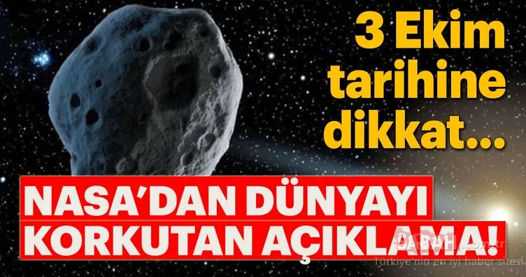 Yeni bir asteroid tehlikesi gündemde!