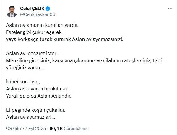 CHP'de iç savaş alevleniyor! Kılıçdaroğlu cephesinden imalı gönderme: Et peşinde koşan çakallar, Aslan avlayamazlar!…