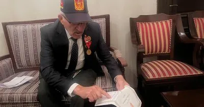 Gazi babasının madalyasını göğsünde gururla taşıyor #ardahan