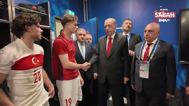 Cumhurbaşkanı Erdoğan'dan millilere tebrik