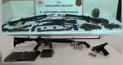 Şanlıurfa’da çok sayıda silah ve mermi geçirildi #sanliurfa