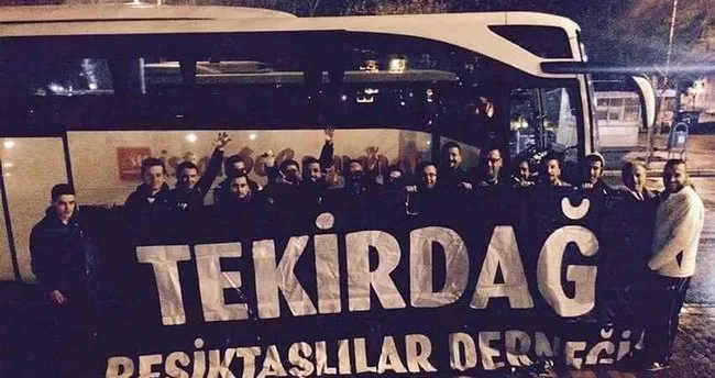 Dinamo Kiev - Beşiktaş maçı için Tekirdağ’dan destek