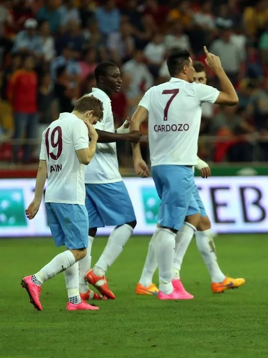 Kayserispor Trabzonspor maçından kareler