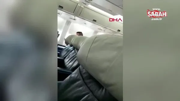 Uçakta 'koronavirüs' şakası yaptı, gözaltına alındı