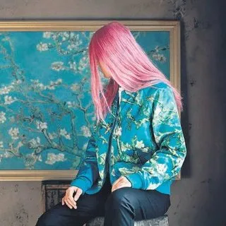 Van Gogh usulü giyilebilir sanat