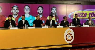 Son dakika haberleri: Galatasaray’da 5 imza birden! Dursun Özbek’ten törende Fenerbahçe’ye flaş gönderme