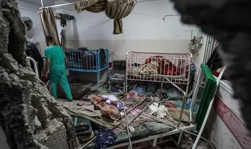 Gazze’de katil İsrail’in kuşattığı Emel Hastanesi servis dışı kaldı