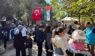 İzmir'de Gazze'ye destek için