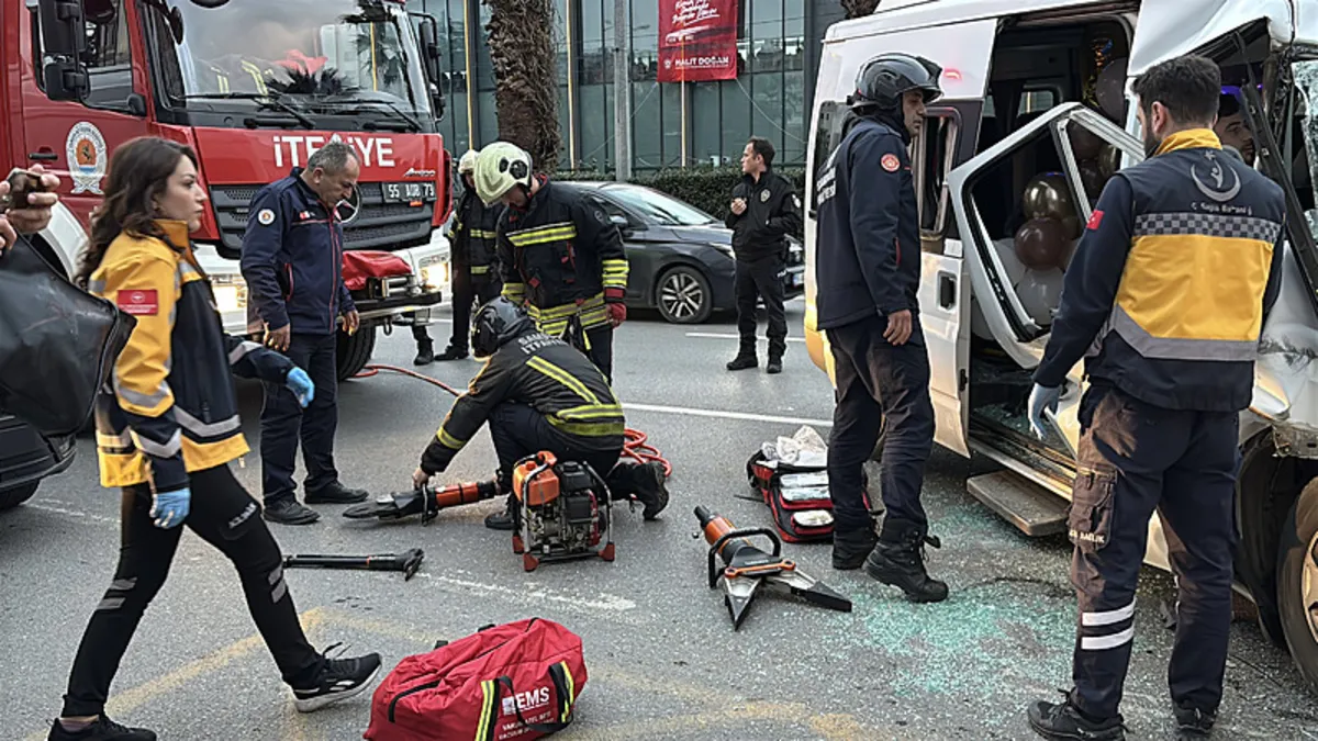 Samsun’da zincirleme kaza: 7 kişi yaralandı