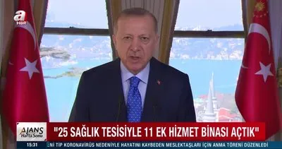 Başkan Erdoğan’dan sağlık çalışanlarına teşekkür | Video