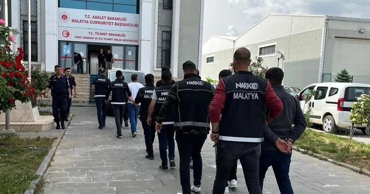 Malatya emniyetinden operasyon: 17  tutuklama