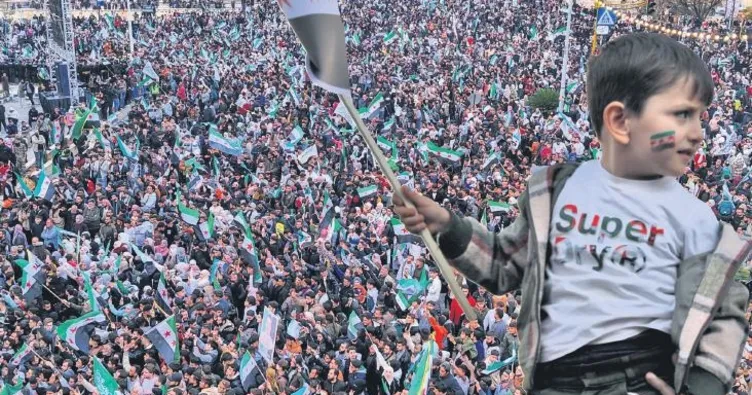 Suriye devrimi 1’inci yılında