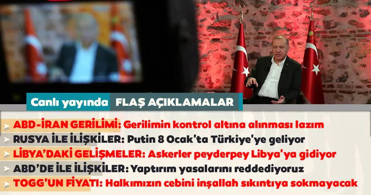 Cumhurbaşkanı Erdoğan'dan son dakika açıklamalar! İran ABD gerilimi...