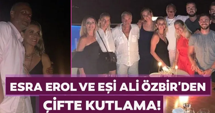 Esra Erol ve eşi Ali Özbir’den çifte kutlama!