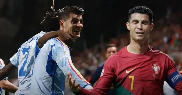 Matadorlar son anlarda Cristiano Ronaldo’yu yıktı! İspanya finallere yükseldi