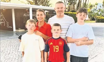 Rooney ailesi Antalya’da!