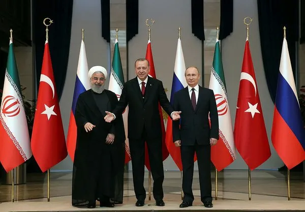 Türkiye-Rusya-İran Üçlü Zirvesi'nden yansıyan kareler