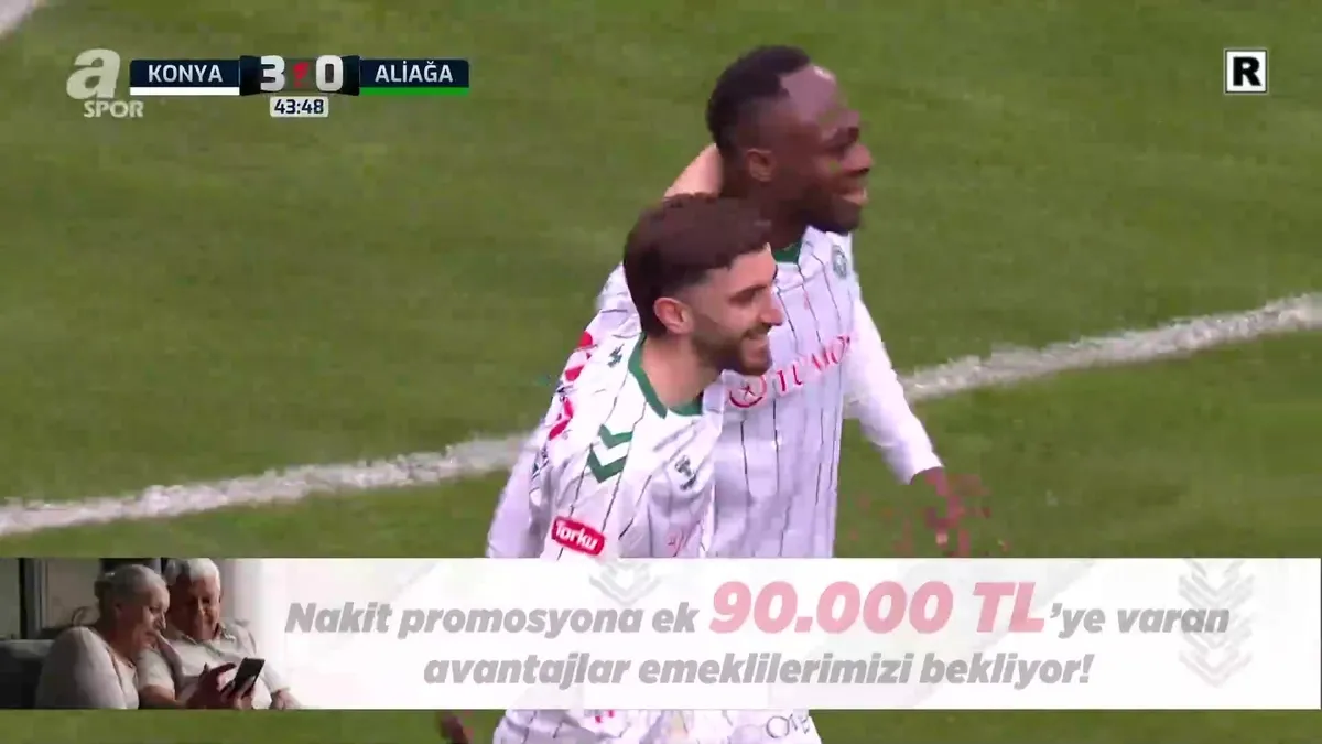 GOL | Tümosan Konyaspor 3-0 Aliağaspor videosunu izle | Son Dakika Haberleri