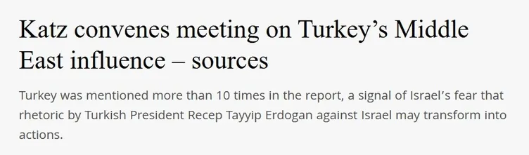 İsrail basını gizli toplantıyı ortaya çıkardı: Başkan Erdoğan’ın adımları Tel Aviv’i korkuttu! Siyonistler Türkiye’nin artan gücünden endişeli
