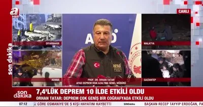 AFAD Müdürü Orhan Tatar’dan 7,7’lik deprem açıklaması