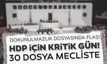 SON DAKİKA! HDP’li milletvekillerinin dokunulmazlık dosyaları Meclis’te