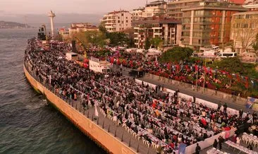 Kadir Gecesi 50 bin kişilik iftar, Başkan Erdoğan’ın katılımıyla gerçekleştirildi