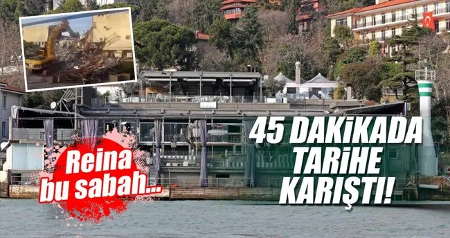 Son dakika: Reina’da yıkım başladı