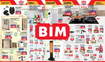 BİM aktüel 23-25-27-28 Ekim: Düdüklü tencere, sahan ve bıçak bileyici geliyor! BİM yeni hafta fırsatları