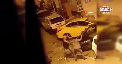 Fatih’te taksi şoförü ile alkollü yolcunun kavgası kamerada | Video