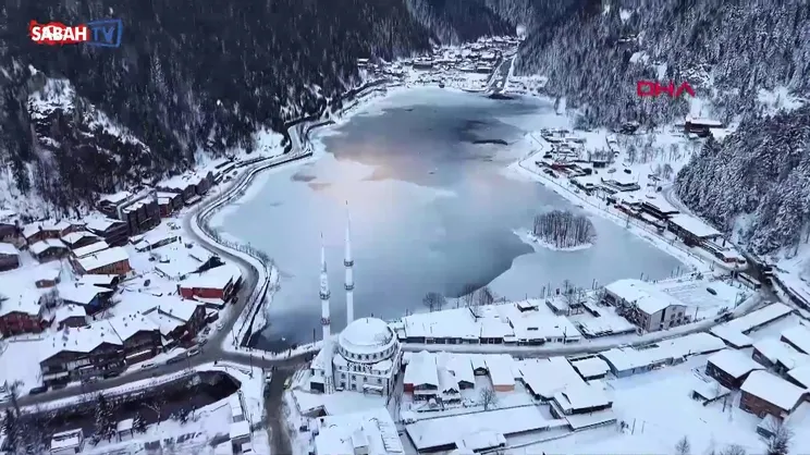 Trabzon Uzungöl buz tuttu