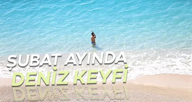 Kas Ta Subat Ayinda Deniz Keyfi Turizm Haberleri