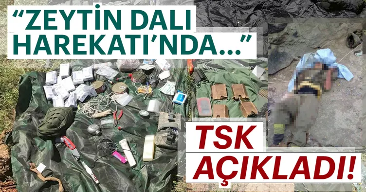TSK açıkladı