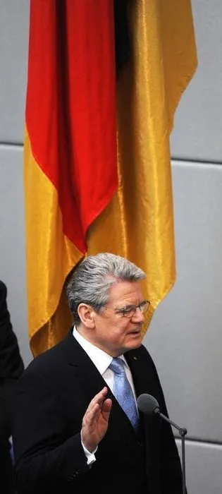 Gauck’un yemin töreninden kareler