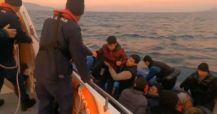 Ayvacık açıklarında 169 kaçak göçmen yakalandı
