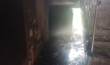 Bafra’da yangın paniği