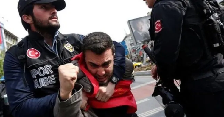 Son Dakika: Mecidiyeköy’den Taksim’e yürümek isteyen gruba müdahale! Gözaltılar var