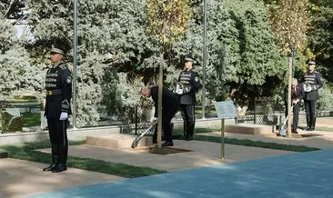Başkan Erdoğan, Özbekistan’da ağaç dikme törenine katıldı