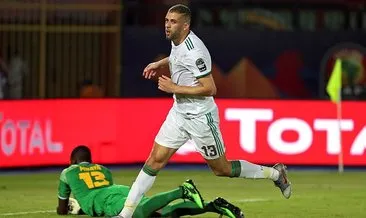 Slimani, Cezayir formasıyla Afrika Kupası’nda şov yaptı! 1 gol 2 asist...