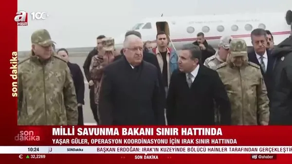 Milli Savunma Bakanı Güler, TSK komuta kademesi ile Irak sınırında | Video