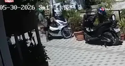 Muğla’da motosiklet hırsızlığı kamerada!