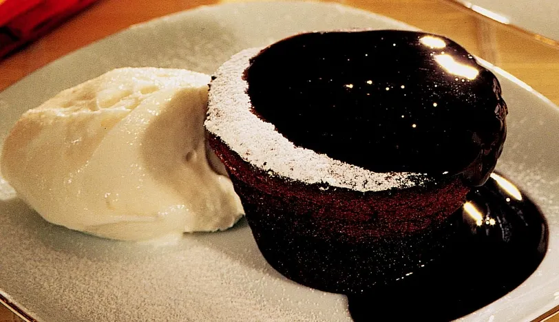 Dondurmalı Çikolatalı Sufle